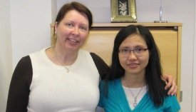 Dr. Nga Mai and Mrs. Sigridur Ingvarsdottir from the UNU-FTP