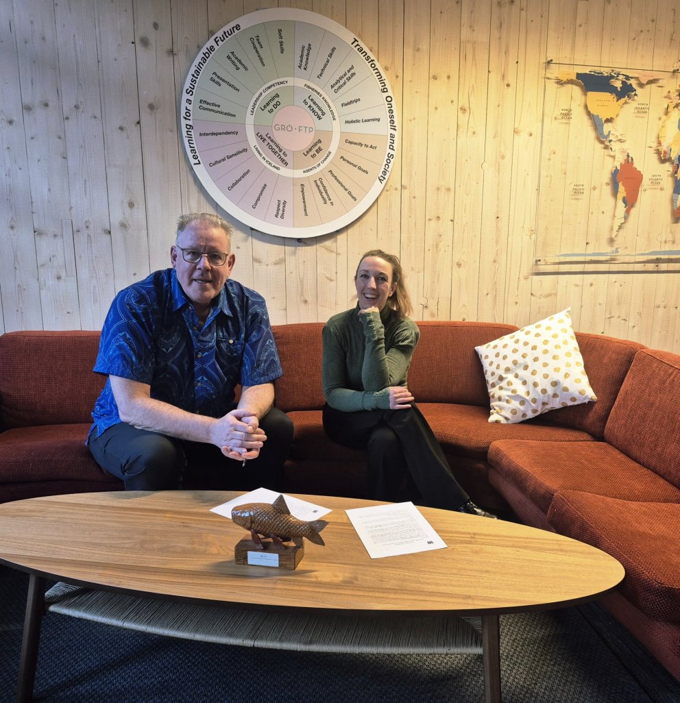 The agreement was signed by Þór Ásgeirsson, Director of GRÓ FTP, and Dr. Alexandra Leeper, CEO of th&hellip;