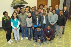 Prof Otwell with the UNU fellows - January 2010