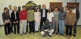 Professor Bjorndal with the UNU fellows and the UNU-FTP director Dr. Tumi Tomasson