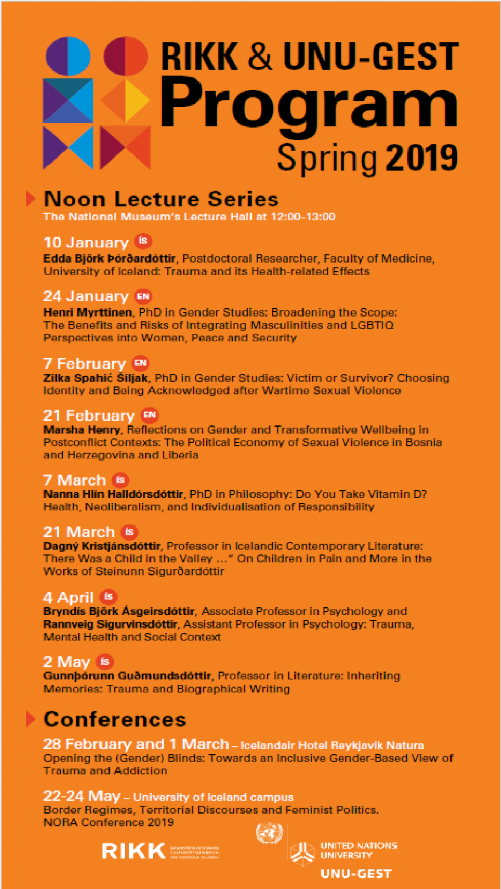 RIKK & UNU-GEST Lecture Series
