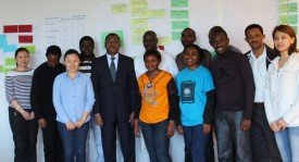 Mr Illo with the UNU-LRT group