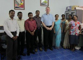 Thor with FTP fellows at NARA in Sri Lanka