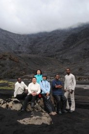 The picture was taken in an area which was highly affected by ash deposition