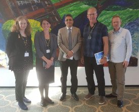 Ambassador of Mauritania with UNU-FTP staff