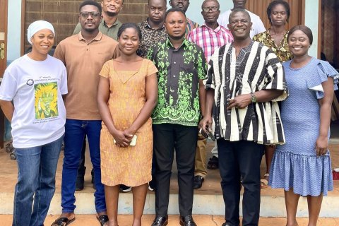 Far left: Rukaya Issah, GEST alumna of 2024