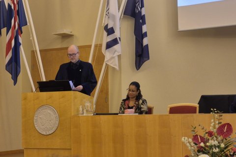 Dr. Carina Fernandes at her successful PhD defence.