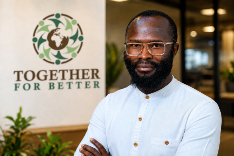 Linus Odhiambo, GRÓ GEST alumnus of 2024, is project lead for t Be.SEEN — Visible, Safe, Counted, implemented by Together for Better Foundation, Kenya 