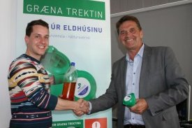 Zoltan Békés with Baldur Dýrfjörð at Norðurorka