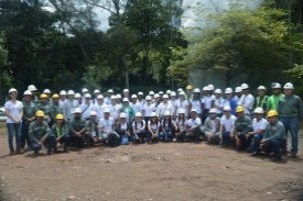 Short Course participants and instructors at the Ahuachapán geothermal field