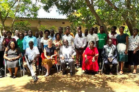 Participants and instructors at the short course on gender and climate change in Mangochi district