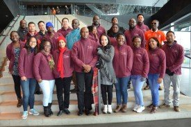 UNU-FTP fellows at Harpa in Reykjavik