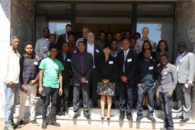 Participants, organisers, and lecturers at the training