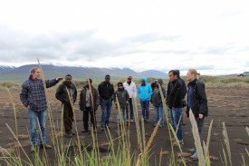 Fellows in the field with SCSI district consultant