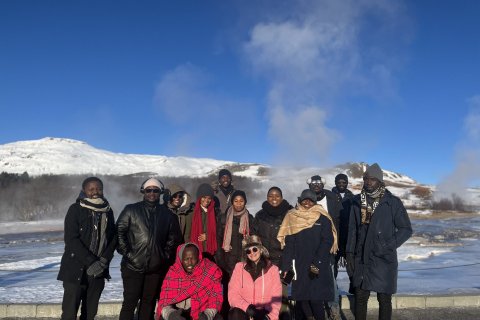 2024 GRÓ GEST Fellows at Geysir