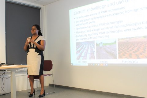 Paulean Kadammanja from the Ministry of Agriculture, Malawi