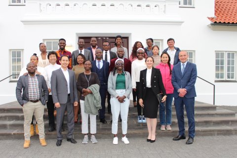 GRÓ LRT fellows with the President in Bessastaðir