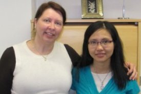 Dr. Nga Mai and Mrs. Sigridur Ingvarsdottir from the UNU-FTP