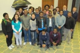Prof Otwell with the UNU fellows - January 2010